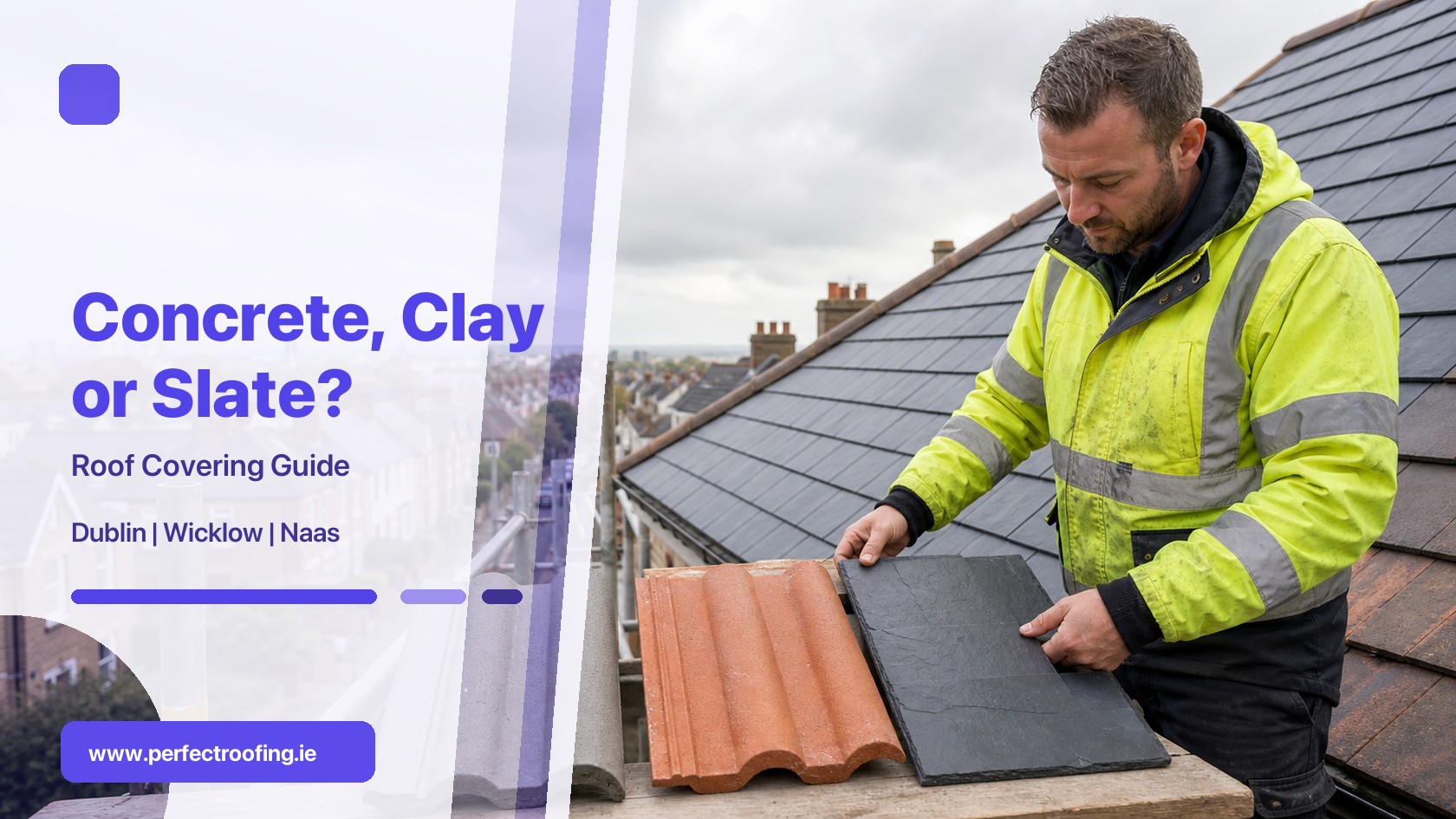Concrete Tiles vs Clay Tiles vs Natural Slate for Dublin Homes