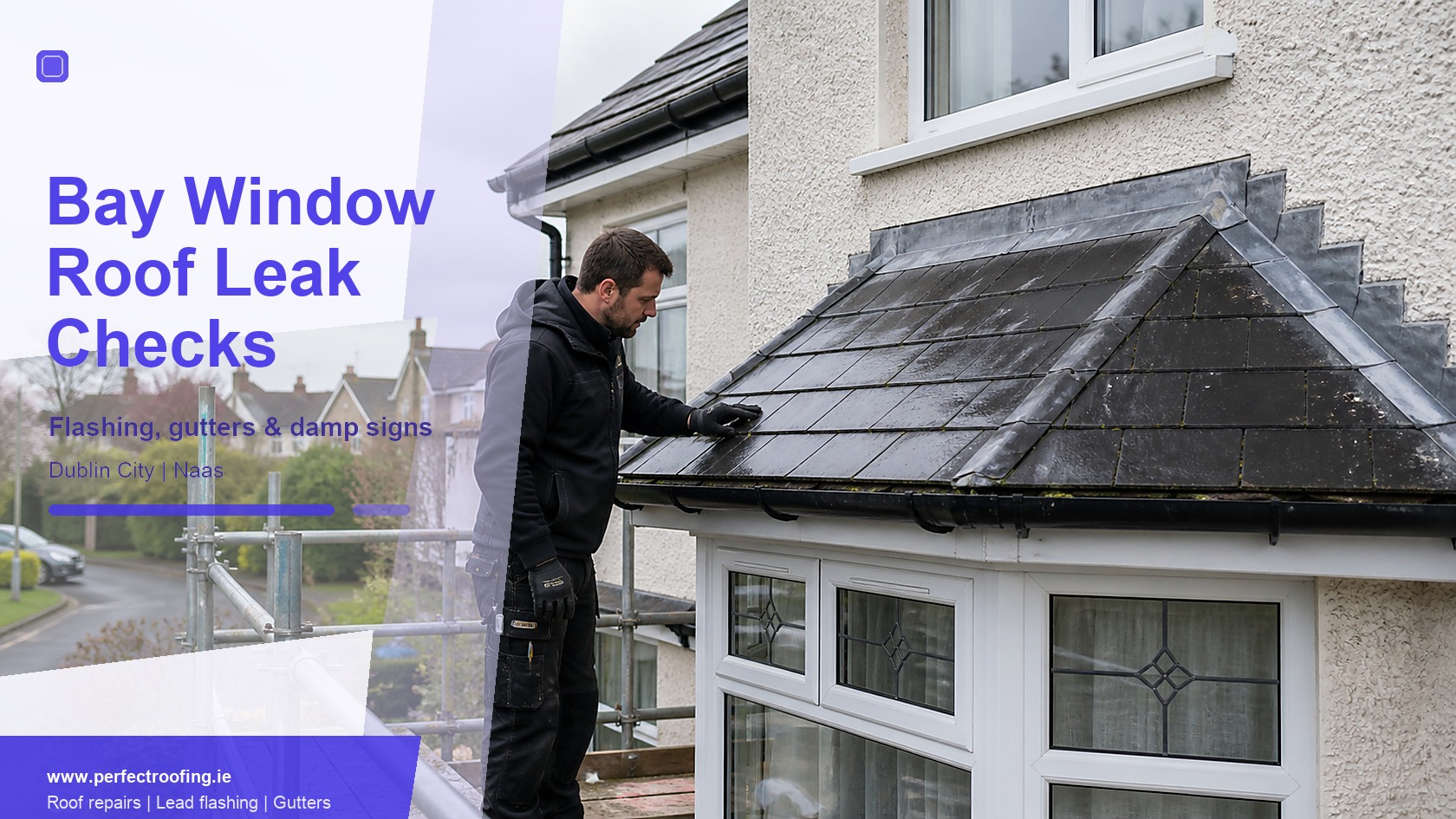 Bay Window Roof Leak Checks for Dublin City and Naas Homes